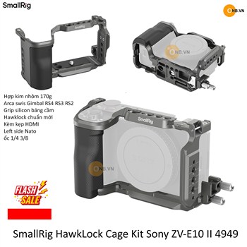 SmallRig HawkLock Cage Kit Sony ZV-E10 II 4949