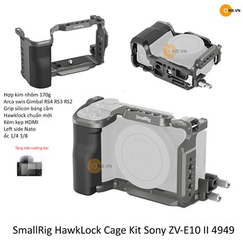 SmallRig HawkLock Cage Kit Sony ZV-E10 II 4949
