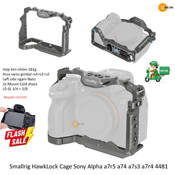 SmallRig HawkLock Cage Sony Alpha a7r5 a74 a7s3 a7r4 4481