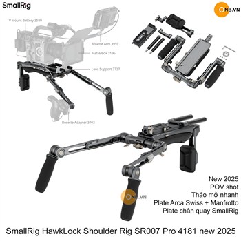 SmallRig HawkLock Shoulder Rig SR007 Pro 4181 new 2025