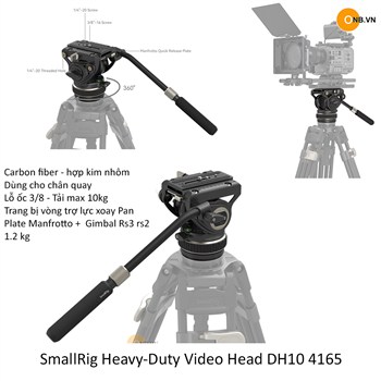 SmallRig Heavy-Duty Video Head DH10 4165
