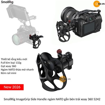 SmallRig ImageGrip Side Handle ngàm NATO gắn bên trái xoay 360 5242