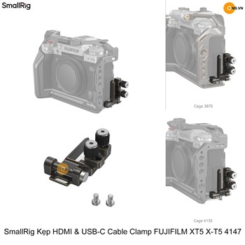 SmallRig Kẹp HDMI và USB-C Cable Clamp FUJIFILM XT5 X-T5 4147