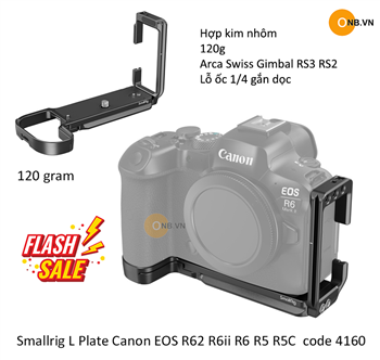 Smallrig L Plate Canon EOS R62 R6ii R5 R5C R6 4160