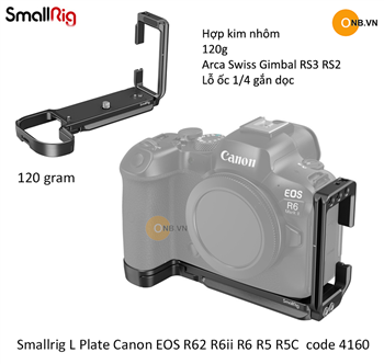 Smallrig L Plate Canon EOS R62 R6ii R5 R5C R6 code 4160 
