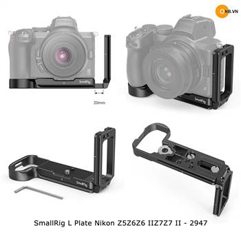 SmallRig L Plate Nikon Z5 Z6 Z6II Z7 Z7II - 2947