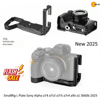 SmallRig L Plate Sony Alpha a74 a7s3 a7r5 a7r4 a9ii a1 3660b 2025
