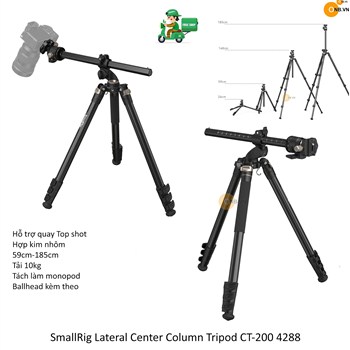 SmallRig Lateral Center Column Tripod CT200 4288 - Chụp quay top shot