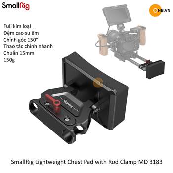 SmallRig Lightweight Chest Pad with Rod Clamp MD 3183