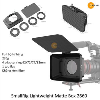 SmallRig Lightweight Matte Box 2660 - Flash sale còn 1 bộ