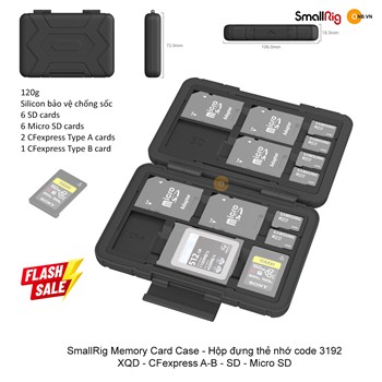 SmallRig Memory Card Case - Hộp đựng thẻ nhớ code 3192