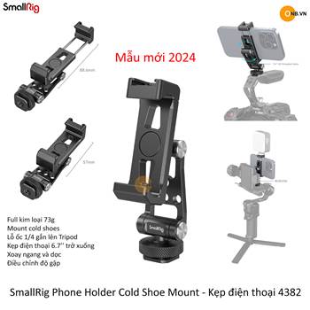 SmallRig Phone Holder Cold Shoe Mount - Kẹp điện thoại 4382