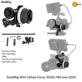 SmallRig Mini Follow Focus 3010c F40 - Xoay focus lens