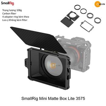 SmallRig Mini Matte Box Lite 3575 - Full set hỗ trợ quay