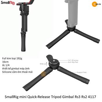 SmallRig mini Quick-Release Tripod Gimbal Rs3 Rs2 4117