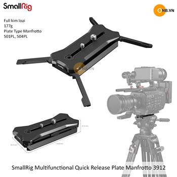 SmallRig Multifunctional Quick Release Plate Manfrotto 3912
