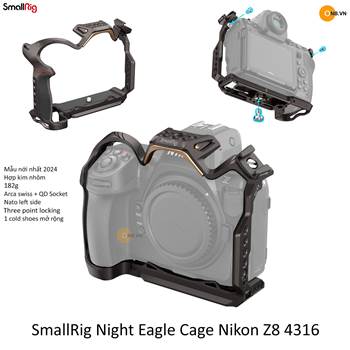 SmallRig Night Eagle Cage Khung bảo vệ Nikon Z8 4316