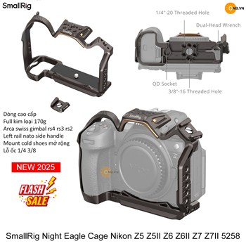 SmallRig Night Eagle Cage Nikon Z5 Z5II Z6 Z6II Z7 Z7II 5258