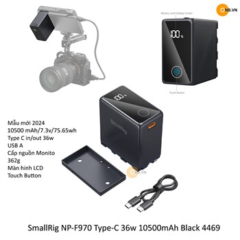 SmallRig NP-F970 Type-C 36w 10500mAh Black 4469