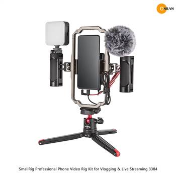 SmallRig Professional Phone Video Rig Kit for Vlogging & Live Streaming 3384