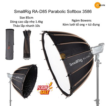 SmallRig RA-D85 Parabolic Softbox 3586 - Tháo mở nhanh 85cm ngàm Bowen