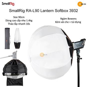 SmallRig RA-L90 Lantern Softbox 3932 - Softbox cầu 90cm Chinaball