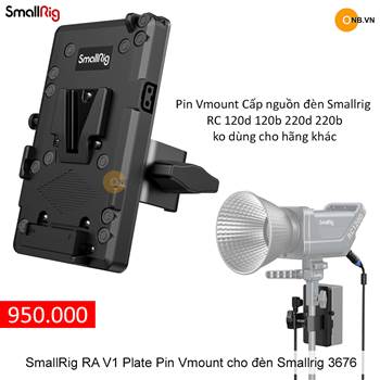 SmallRig RA V1 Plate Pin V mount cấp nguồn Smallrig RC 120 220 3676
