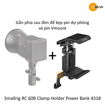 Smallrig RC 60B Clamp Holder Power Bank 4318