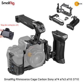SmallRig Rhinoceros Cage Carbon Sony a74 a7s3 a7r5 3710