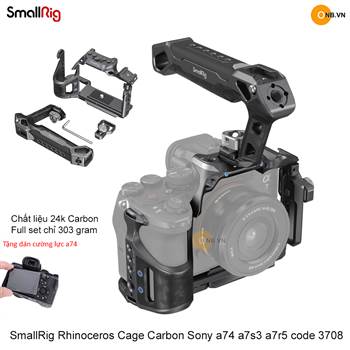 SmallRig Rhinoceros Cage Carbon Sony a74 a7s3 a7r5 code 3708