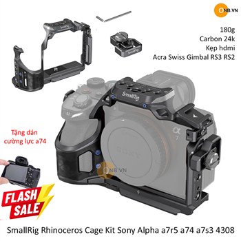 SmallRig Rhinoceros Cage Kit Sony Alpha a7r5 a74 a7s3 a7r4 4308