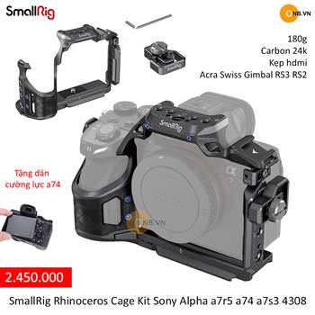 SmallRig Rhinoceros Cage Kit Sony Alpha a7r5 a74 a7s3 a7r4 4308