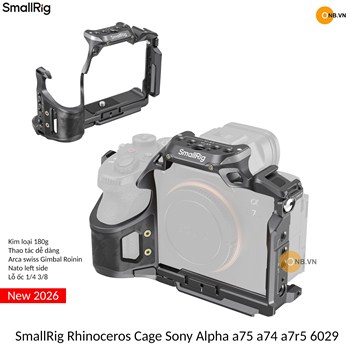 SmallRig Rhinoceros Cage Sony Alpha a75 a74 a7r5 6029