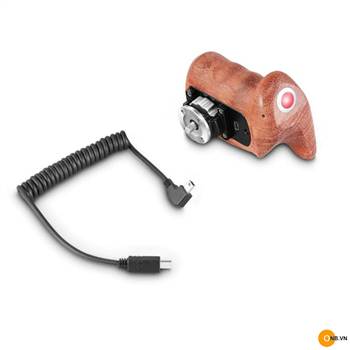 SmallRig Right Side Wooden Hand Grip with Record Start/Stop Remote Trigger for Sony Mirrorless Cameras 2227