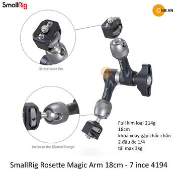 SmallRig Rosette Arm 18cm - 7 ince 4194