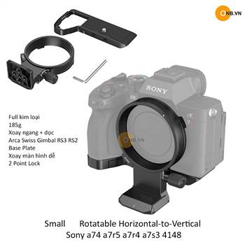 SmallRig Rotatable Horizontal-to-Vertical Sony a74 a7r5 a7r4 a7s3 4148