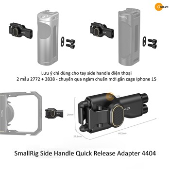 SmallRig Side Handle Quick Release Adaptor 4404