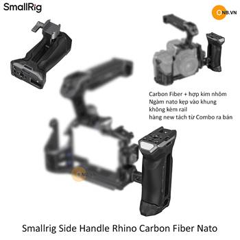 Smallrig Side Handle Rhino Carbon Fiber ngàm Nato