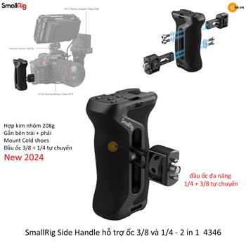 SmallRig Side Handle Two-in-One Locating Screw 1/4 3/8  4346