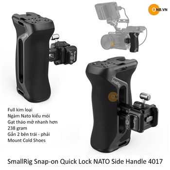 SmallRig Side Handle ngàm NATO kẹp tháo mở nhanh 4017