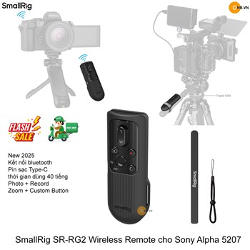 SmallRig SR-RG2 Wireless Remote điều khiển máy ảnh Sony Alpha 5207