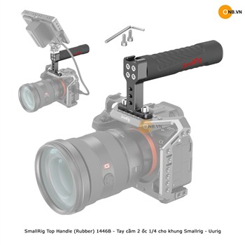 SmallRig Top Handle 1446B - Full kim loại 2 ốc 1/4