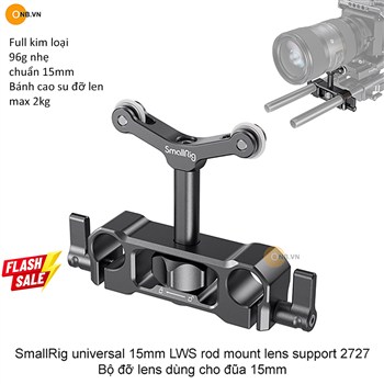SmallRig 15mm LWS mount lens support - Ngàm đỡ lens 2727
