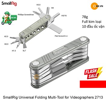 SmallRig Universal Folding Multi-Tool Bộ thanh văn 10 đầu ốc siêu nhẹ 2713