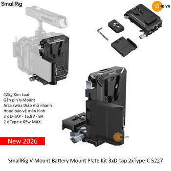 SmallRig V-Mount Battery Mount Plate Kit 5227