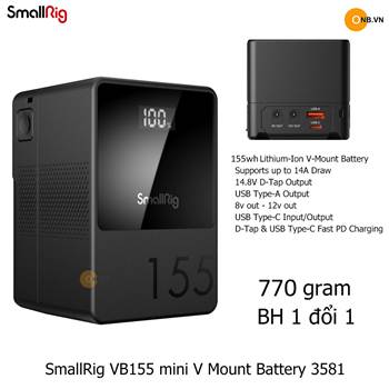 SmallRig VB155 mini V Mount Battery 3581