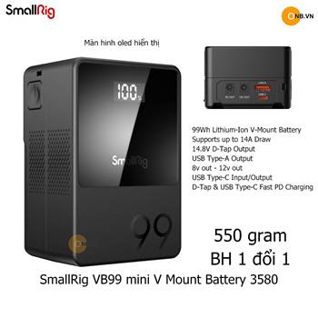 SmallRig VB99 mini V Mount Battery 3580