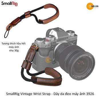 SmallRig Vintage Wrist Strap - Dây da đeo máy ảnh 3926