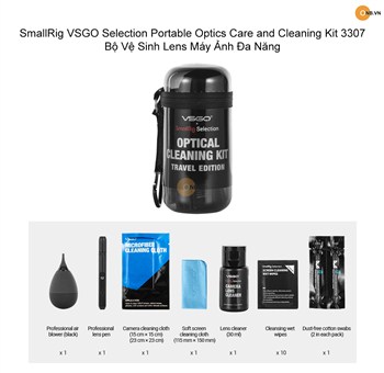 SmallRig VSGO Cleaning Kit 3307 - Bộ Vệ Sinh Ốnh Kính Máy Ảnh Đa Năng