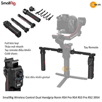 SmallRig Wireless Control Dual Handgrip Ronin RS4 Pro RS4 RS3 Pro RS2 3954